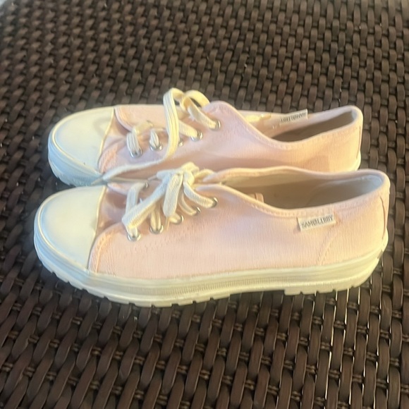 SAM AND LIBBY WOMEN'S pink chunky lace up SNEAKERS SIZE 8.5 - Picture 4 of 12